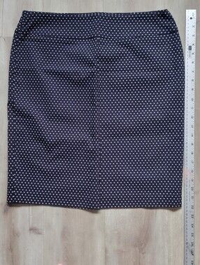 Lisette L Montreal Polka Dot Pull On Pencil Skirt Size 12
